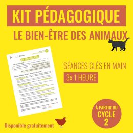 Kit pédagogique – Le bien-être des animaux (cycle 2)